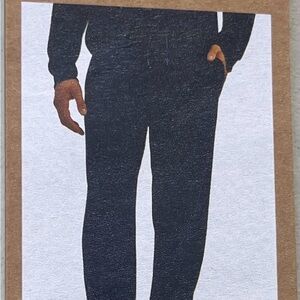 Eddie Bauer Textured Black Lounge Pants Men’s xl NWT